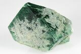 Green, Cubic Fluorite Crystal - Highly Fluorescent! #183897-1
